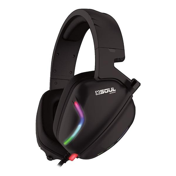 Auricular Gamer Pro Soul Future Sound XH150 Microfono Luces Led Pc
