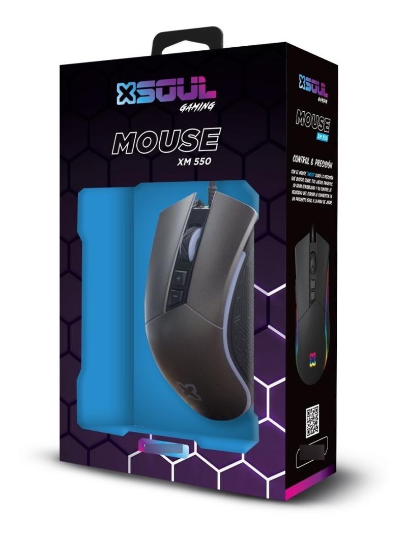 Mouse Gaming Gamer Optico Usb 7 Botones Luces Led 4800 Dpi