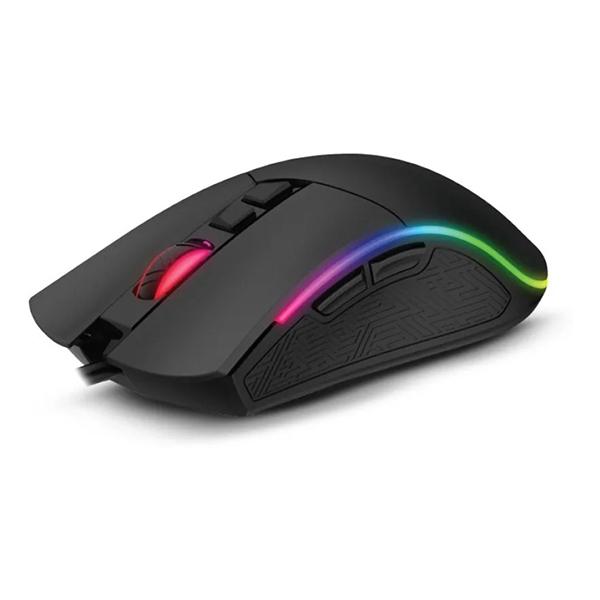 Mouse Gaming Gamer Optico Usb 7 Botones Luces Led 4800 Dpi